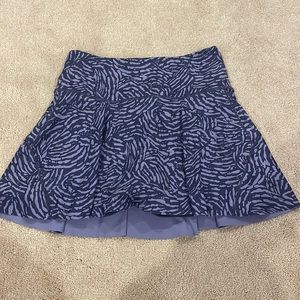 Athleta Ace Tennis Skort 13.5” Purple Print